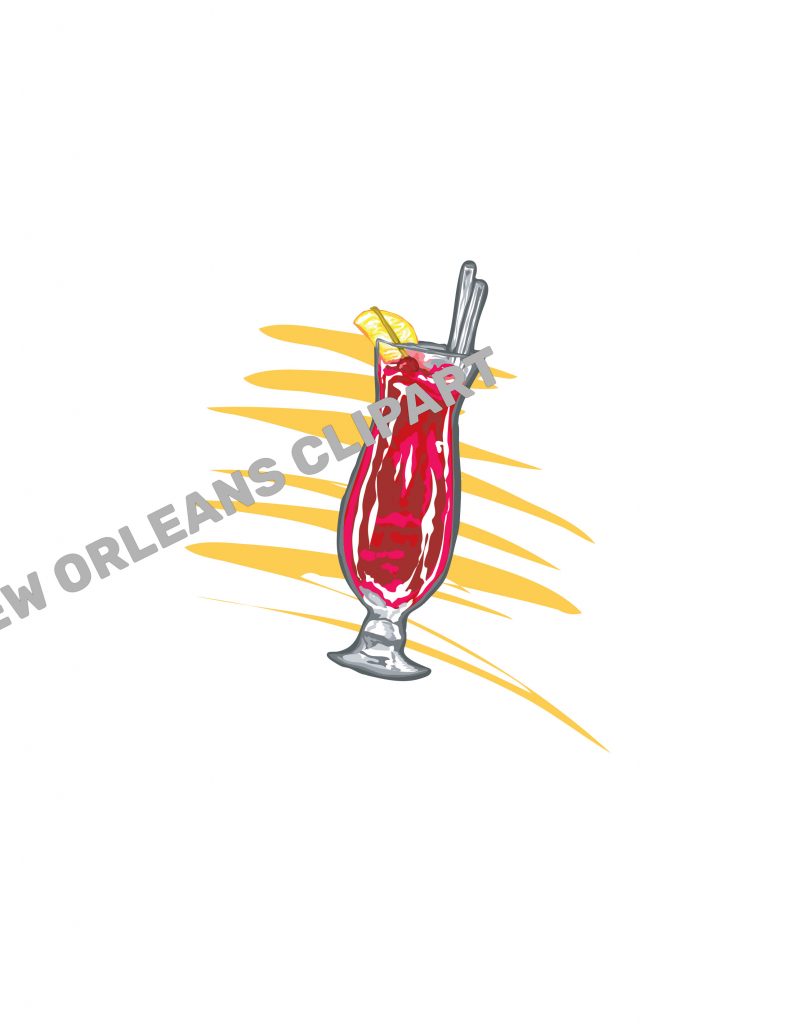Hurricane new orleans drink clip art new orleans vector clip art