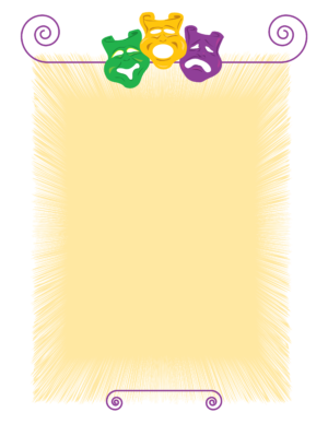 Mardi Gras Stationary 8