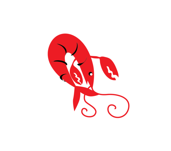 Red Crawfish Vector Clip Art