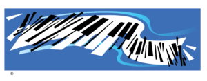 Abstract Piano Vector Clip Art