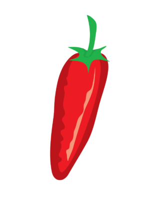 Red Pepper Vector Clip Art