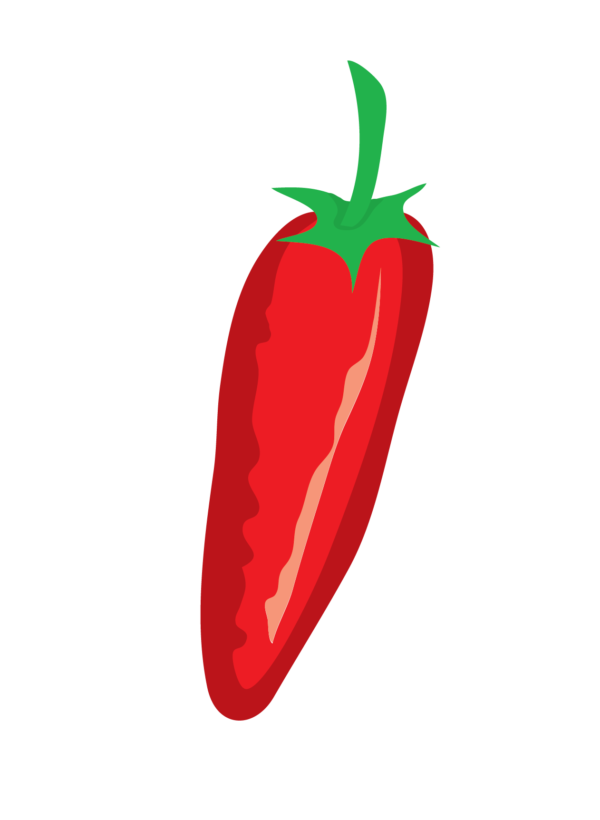 Red Pepper Vector Clip Art