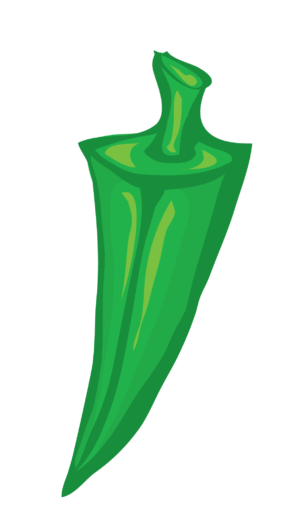 Green Pepper Vector Clip Art